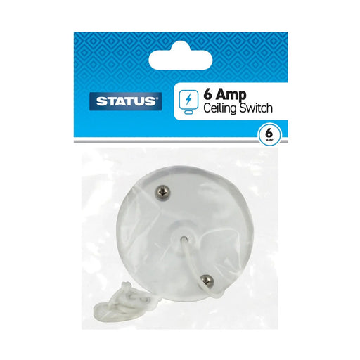 Status 6amp Ceiling Switch Pull Cord