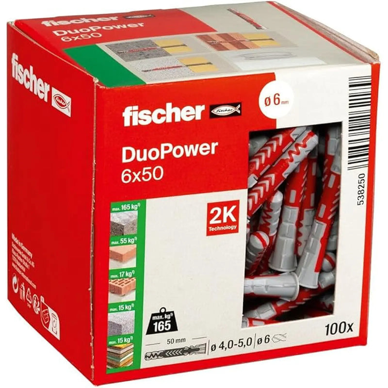 Fischer DuoPower "6 x 50"  100 PACK