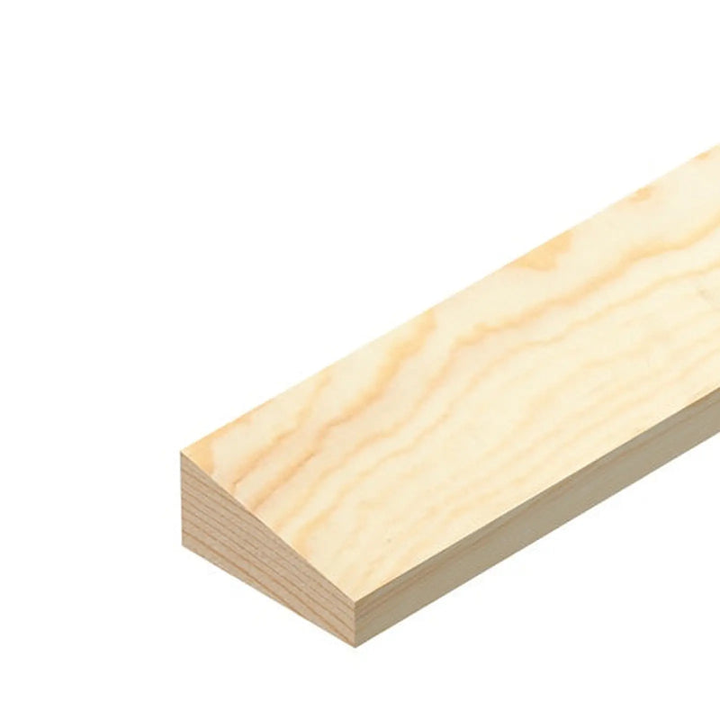 Cheshire Mouldings Wedge Pine Glass Bead 12 x 15 x 2400mm