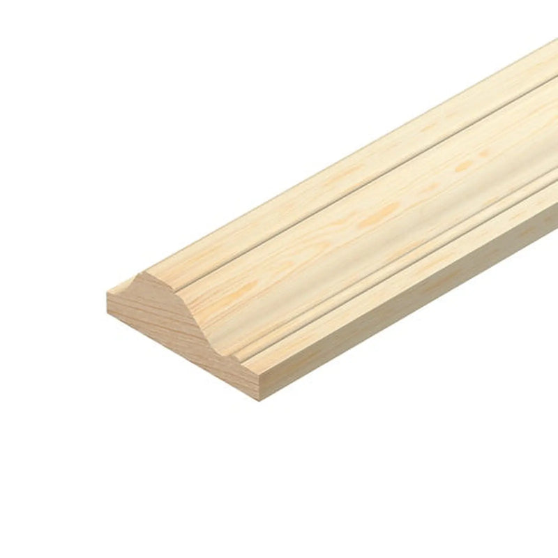 Not specified Pine Cover mould 33 x 12mm 2.4M (J)
