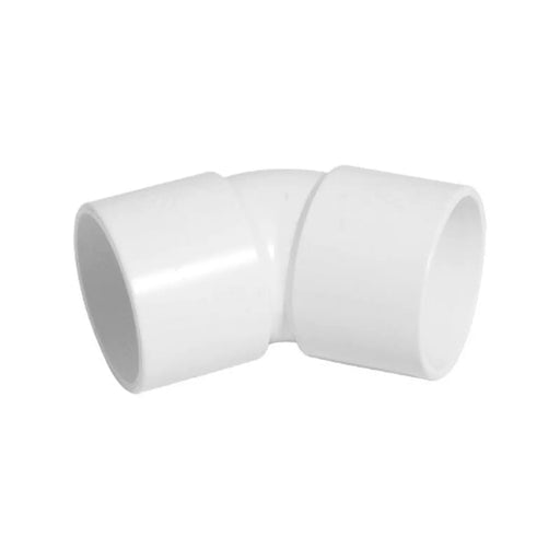 Floplast ABS solvent weld 135 degree obtuse bend 40mm white WS19