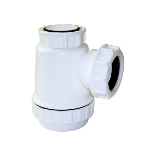 Floplast white bottle trap 38mm seal x 40mm TB43