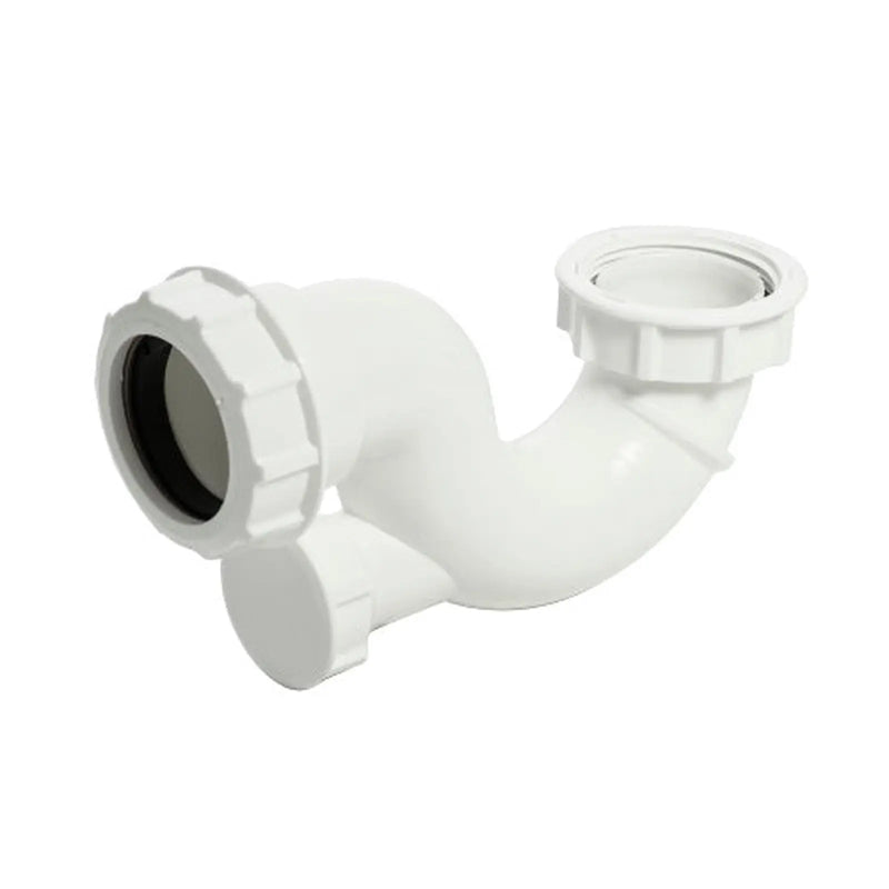 Not specified Floplast white shallow bath trap with eye 20mm seal x 40mm TSB42