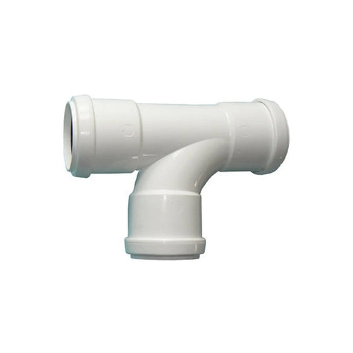 Floplast pushfit waste tee 40mm white WP23