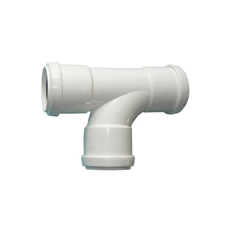 Floplast pushfit waste tee 40mm white WP23