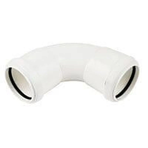 Floplast pushfit waste 92.5 degree bend 32mm white WP14