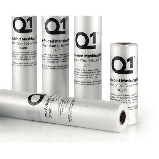 Q1 Pre-Folded Masking 95inch x 90ft (2410mm x 27m)