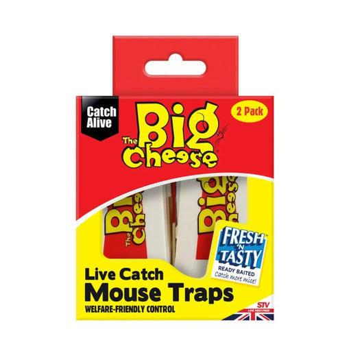 BIG CHEESE Live Catch Mouse Traps