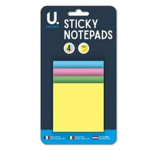 U.Mailing Sticky Notepads 4pk
