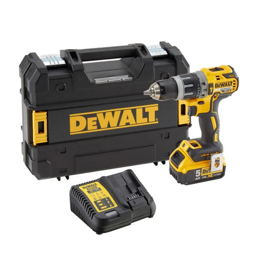 Dewalt Power Tools DCD796P1 XR Brushless Combi Drill 18V 1 x 5.0Ah Li-ion & Charger Plus Case
