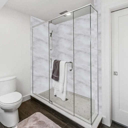 Storm AQUA Panel Decorative Cladding 10mm Light Grey Marble