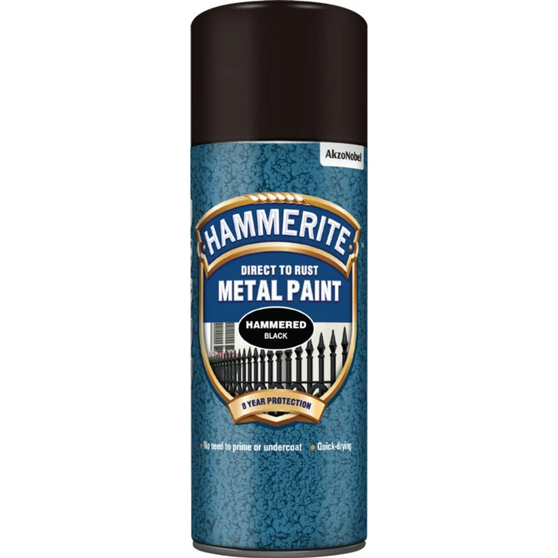 Hammerite Aero 400ml Hammered Black