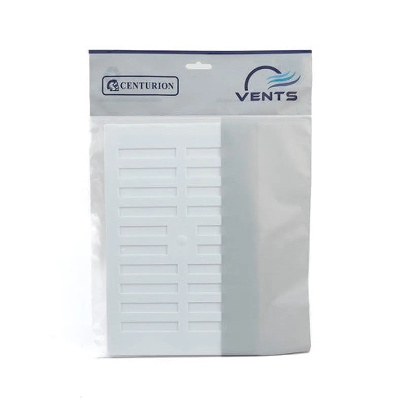 centurion Ps 9X6 White Adjustable Vent W/Flyscreen