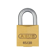 ABUS Mechanical Brass Padlock Keyed Alike 65mm