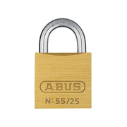 ABUS Mechanical Brass Padlock Keyed Alike 55/25mm