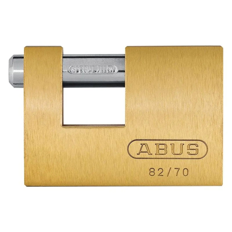 ABUS Mechanical Monoblock Brass Padlock 82/70mm