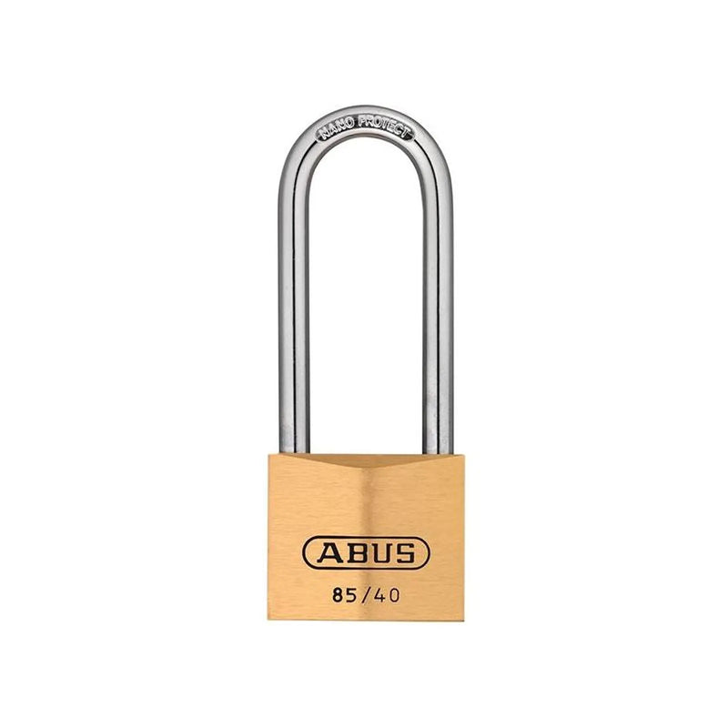 ABUS Mechanical Brass Padlock with Long Shackle