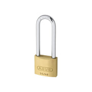 ABUS Mechanical Brass Padlock with Long Shackle