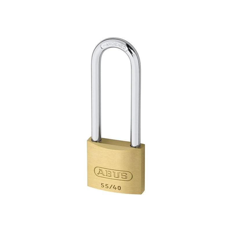 ABUS Mechanical Brass Padlock with Long Shackle