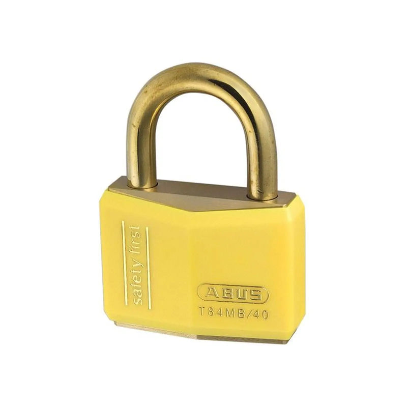 ABUS Mechanical T84MB Yellow Rustproof Padlock