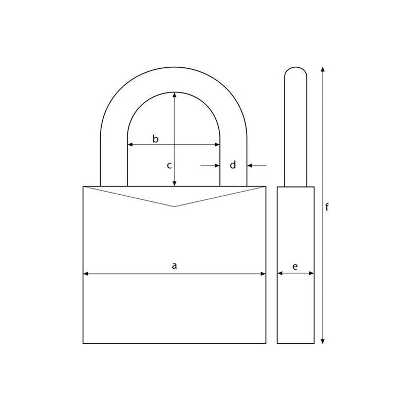 ABUS Mechanical TITALIUM Padlock Keyed Alike