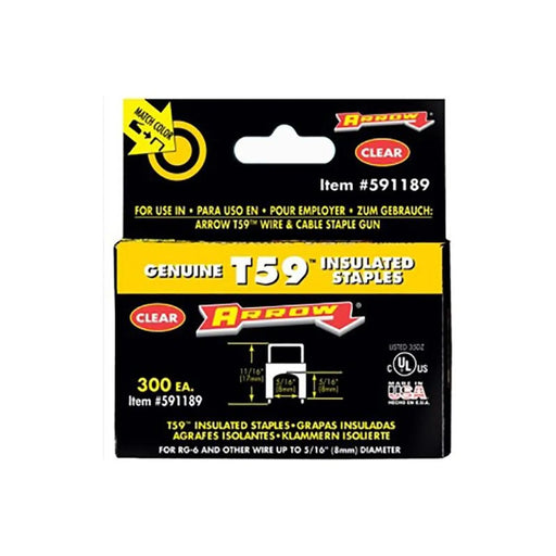 Arrow T59 Insulated Staples Heavy Duty Pack of 300
