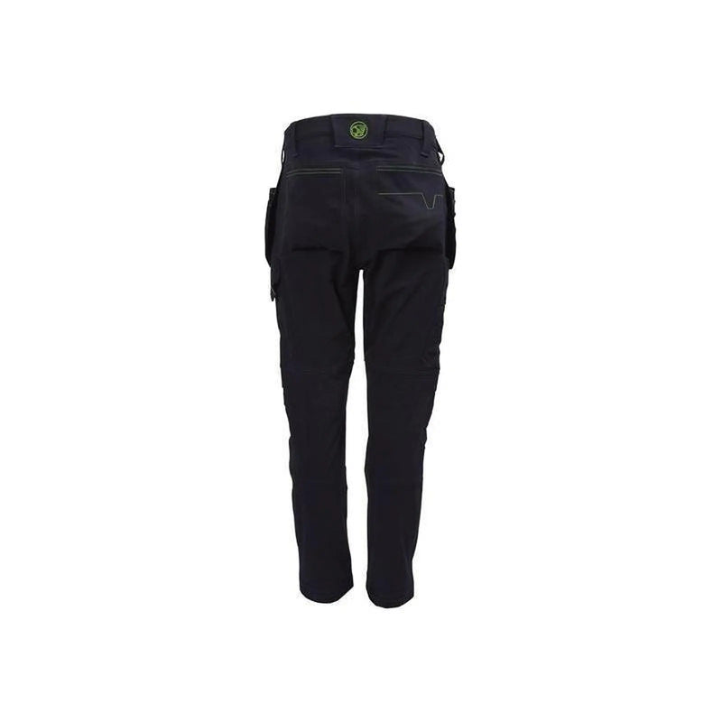 Apache Black Stretch Holster Trousers with Safety Features