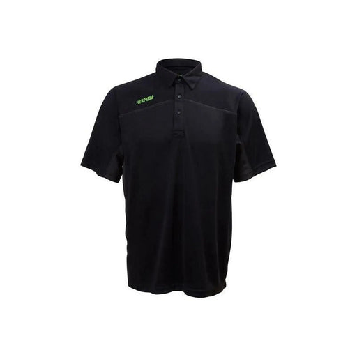 Apache Langley Black Performance Polo Shirt