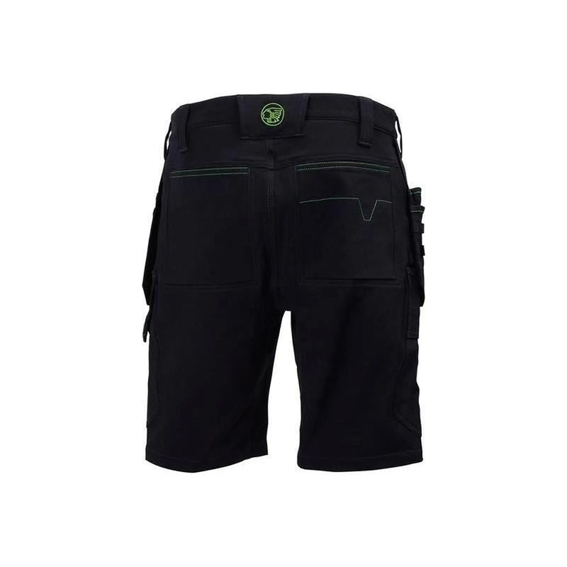 Apache Black Stretch Holster Shorts with Heavy Duty Design