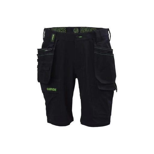 Apache Black Stretch Holster Shorts with Heavy Duty Design