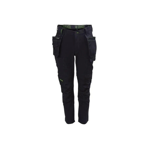 Apache Black Stretch Holster Trousers with Protection