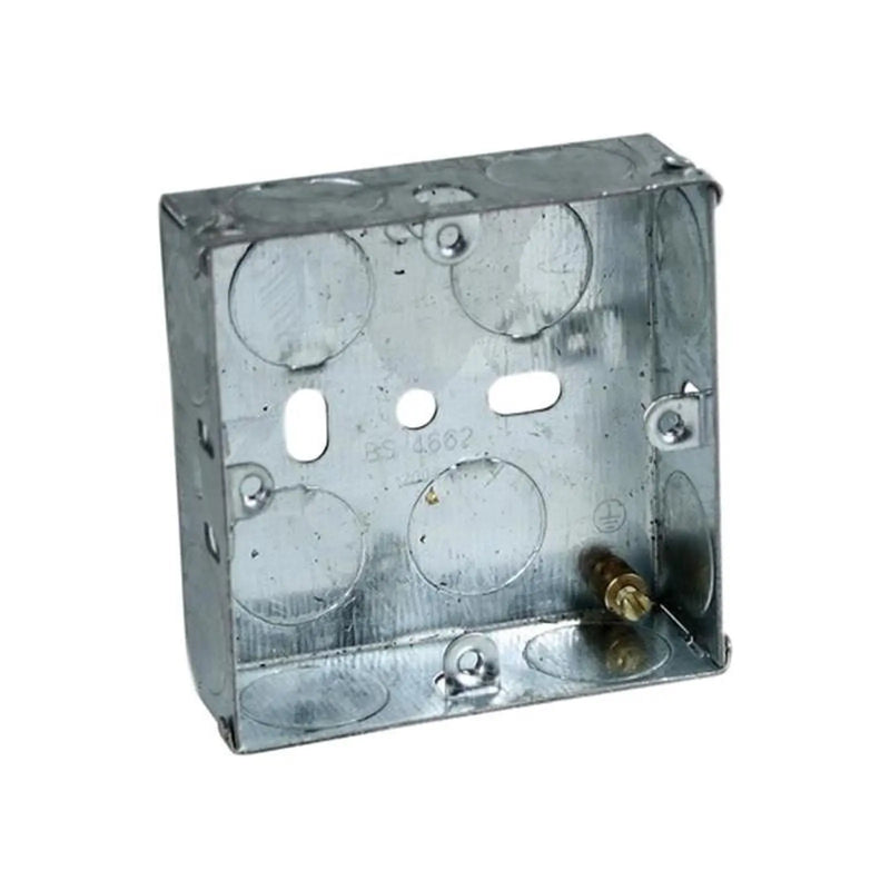 Axiom Electrical Metal Socket Box 35mm Pack of 10