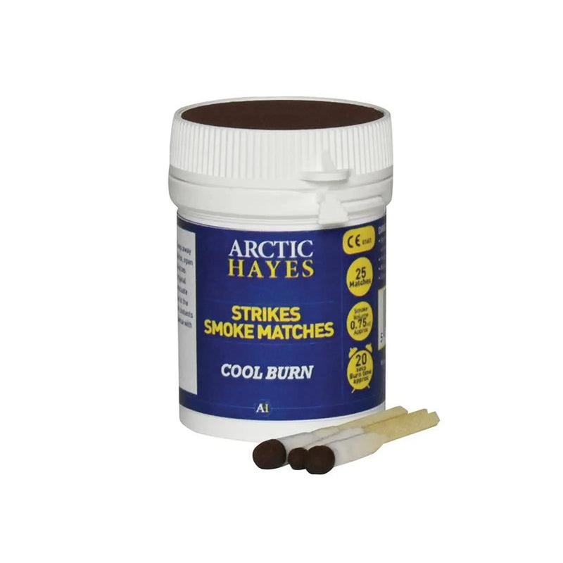 Arctic Hayes Smoke Matches Tub 25 for Plumbing