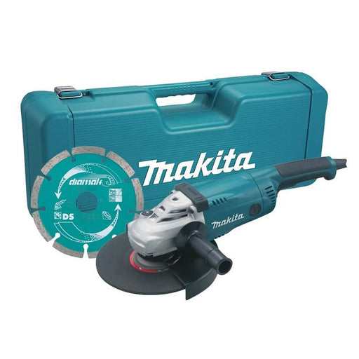 Makita GA9020KD 230mm Angle Grinder with Case & Diamond Wheel 2000W 240V