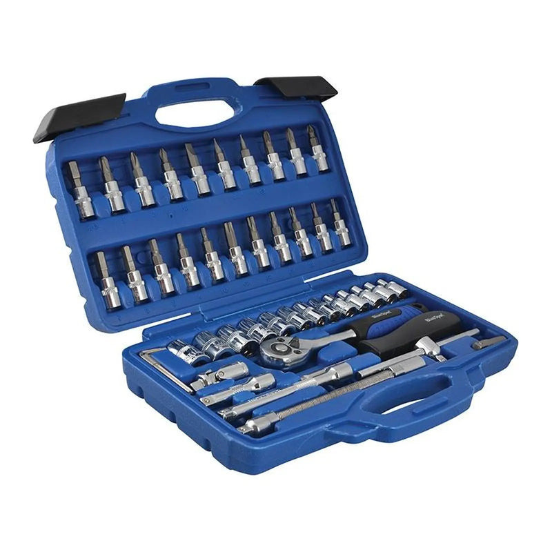 BlueSpot Tools 46 Piece Socket Set Heavy Duty