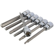 BlueSpot Tools 3/8in Drive Extra Long Hex Socket Set