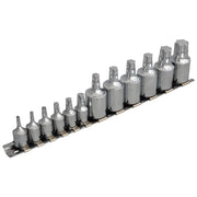 BlueSpot Tools 12 Piece Mixed Drive TORX Socket Set