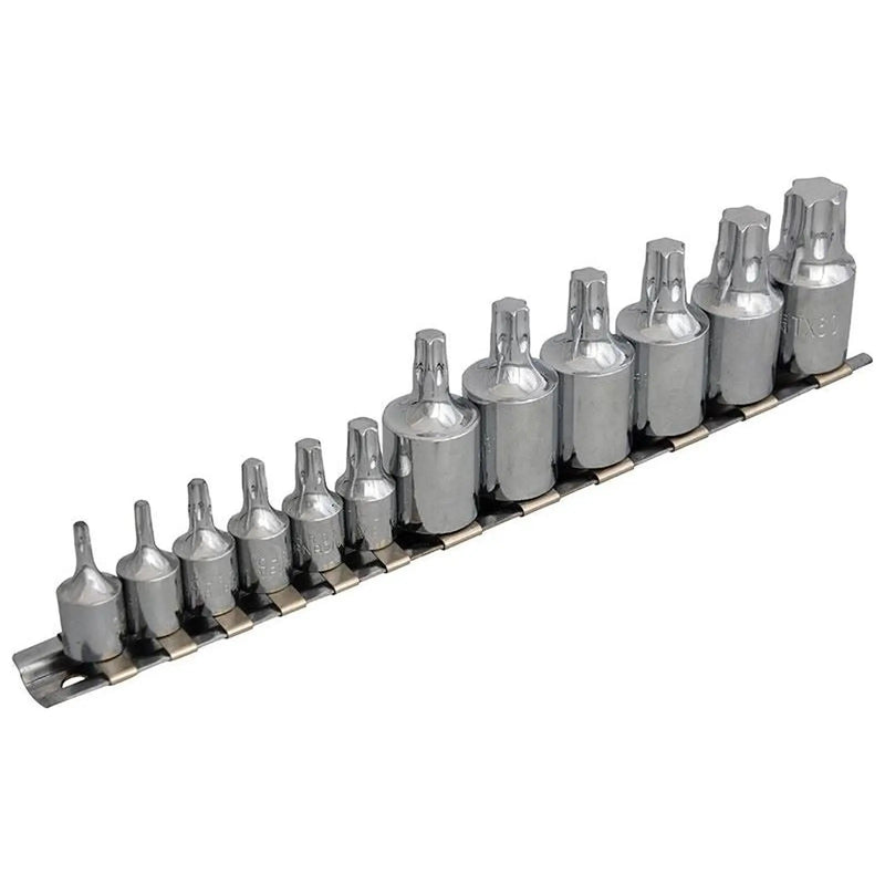 BlueSpot Tools 12 Piece Mixed Drive TORX Socket Set