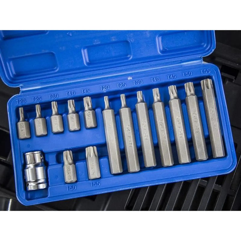 BlueSpot Tools 15 Piece TORX Bit Set