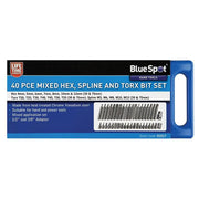 BlueSpot Tools 40 Piece Heavy Duty Bit Set