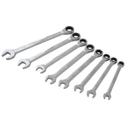BlueSpot Tools Ratchet Spanner Set 8 Piece Heavy Duty