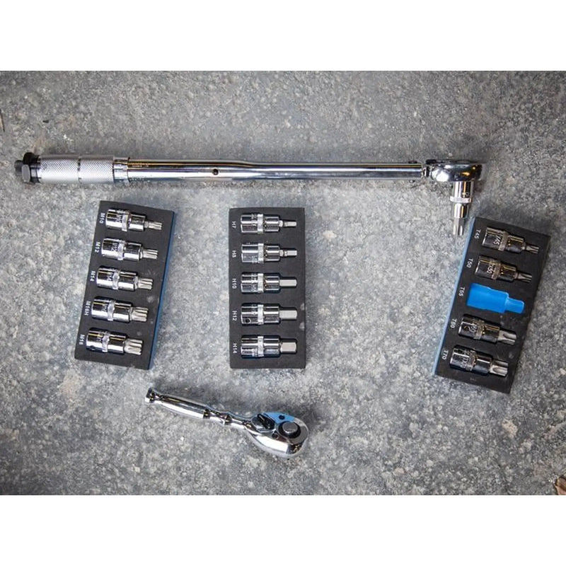 BlueSpot Tools 1/2in Drive Torque Wrench 40-210Nm