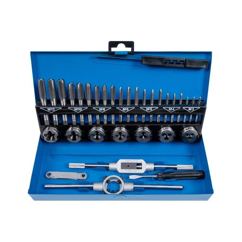 BlueSpot Tools 32 Piece Metric Tap and Die Set