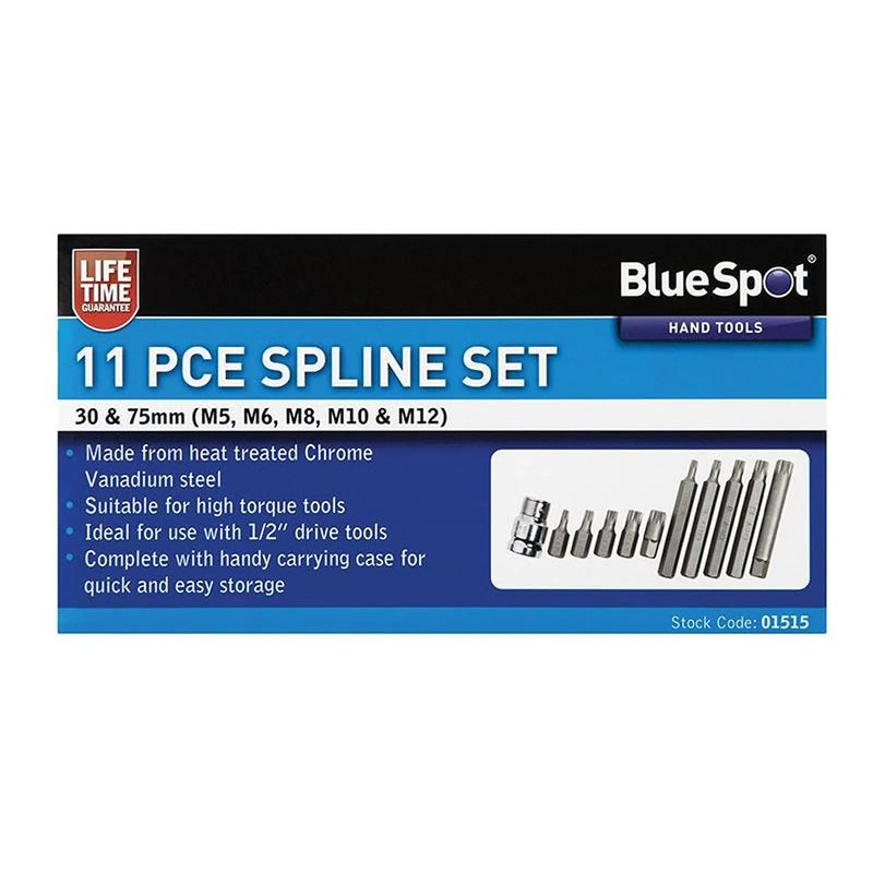 BlueSpot Tools 11 Piece Heavy Duty Bit Set