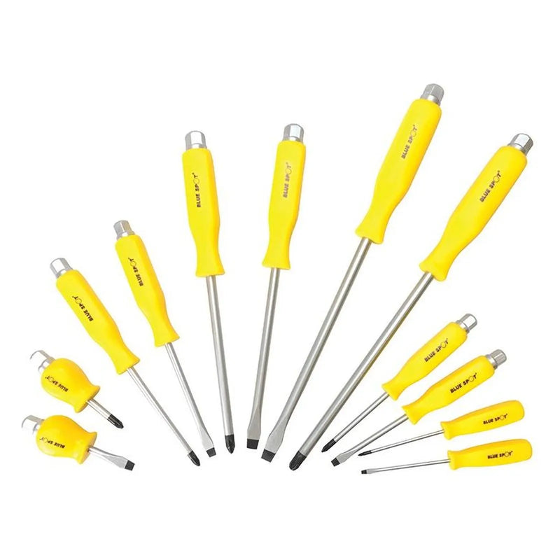 BlueSpot Tools Hex Drive Screwdriver Set 12 Piece