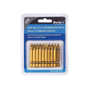 BlueSpot Tools Titanium Coated Screwdriver Bits Set
