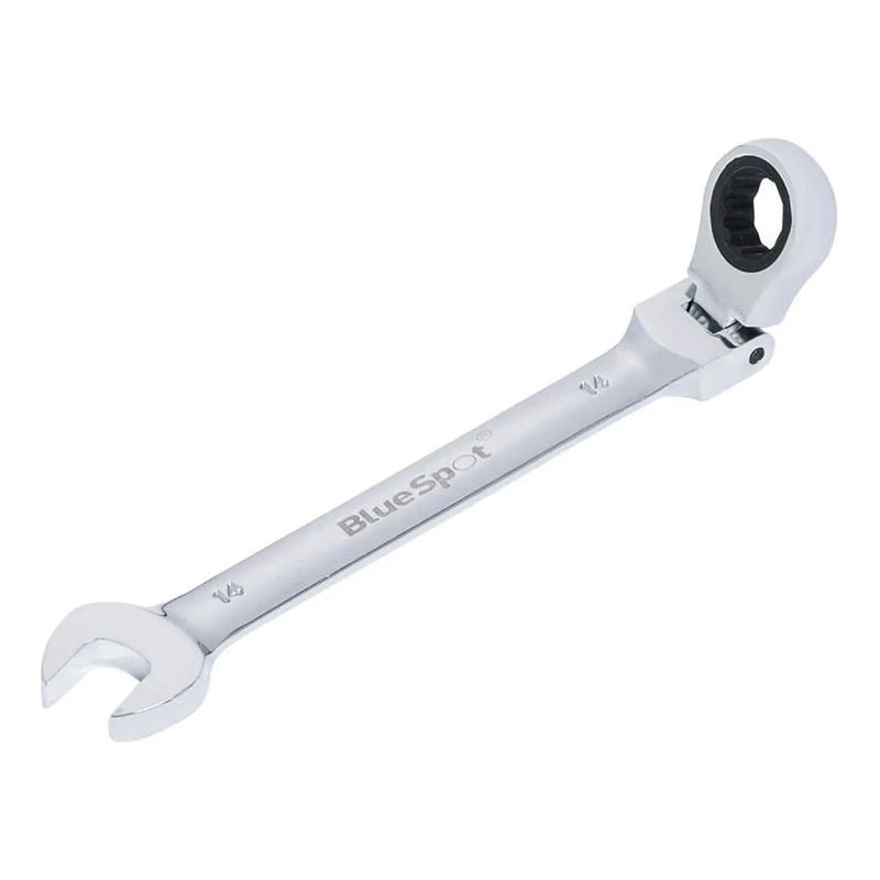 BlueSpot Tools 180° Flexible Head Ratchet Spanner