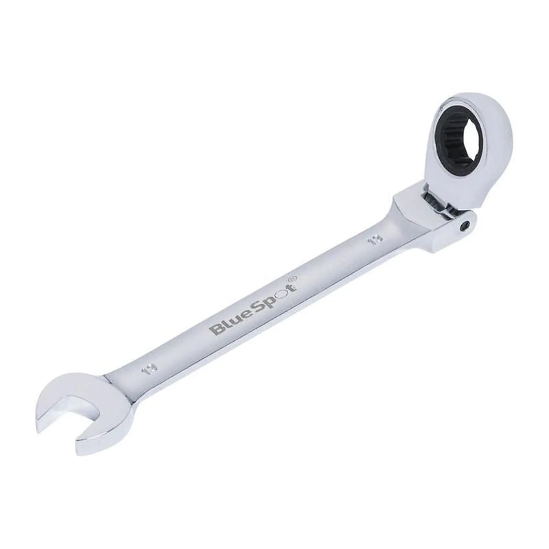 BlueSpot Tools 180° Flexible Head Ratchet Spanner
