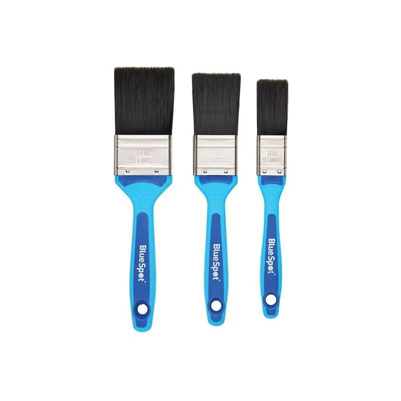 BlueSpot Tools Soft Grip Paint Brush Set 3 Piece