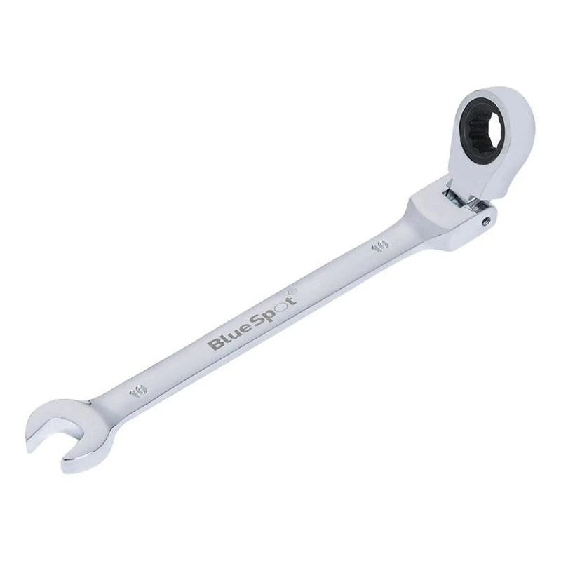 BlueSpot Tools 180° Flexible Head Ratchet Spanner